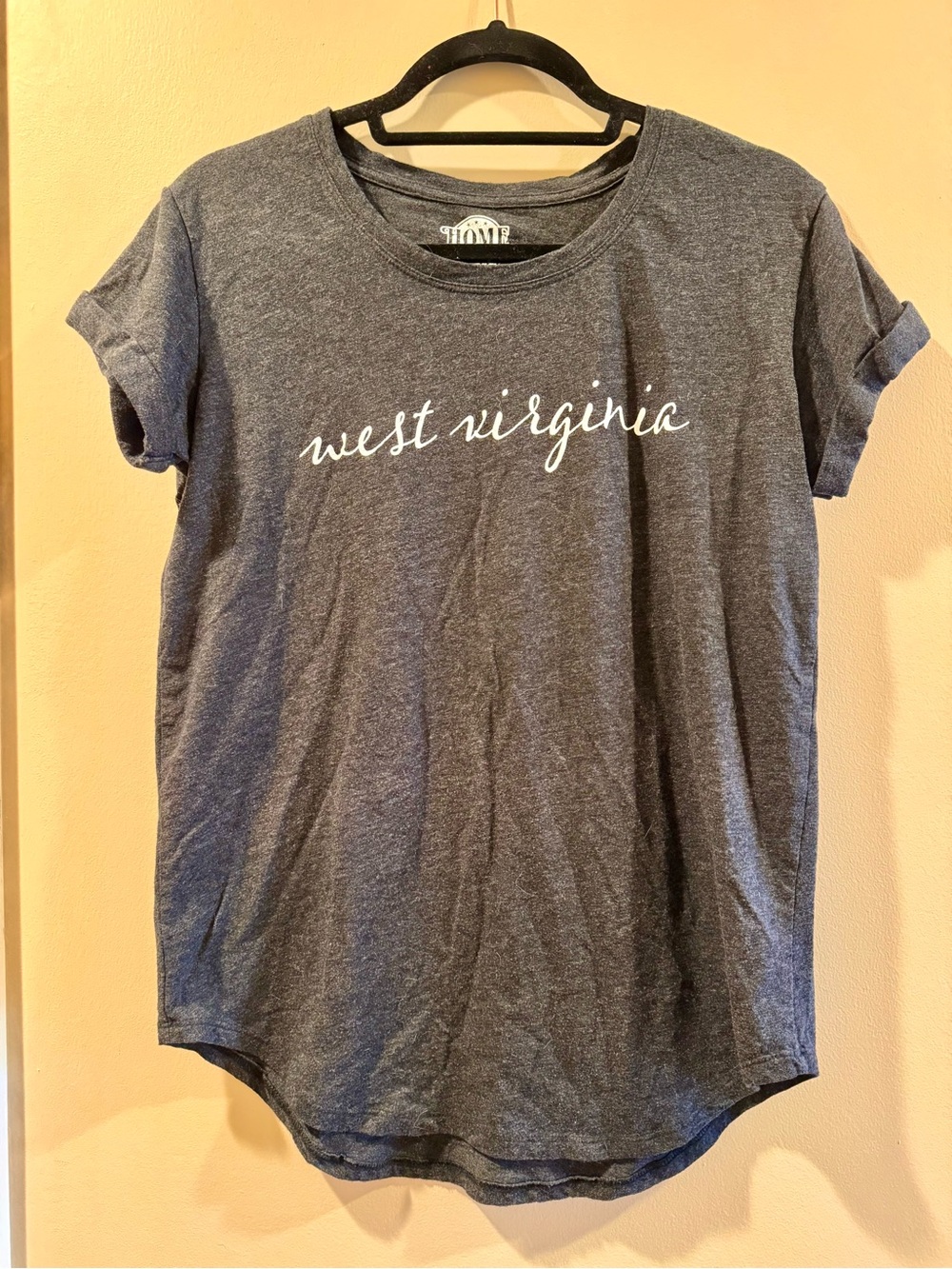 Women's West Virginia Rolled Sleeve Tee